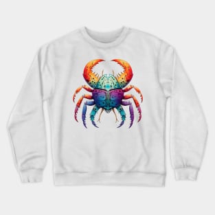 Colorful spider crab Crewneck Sweatshirt